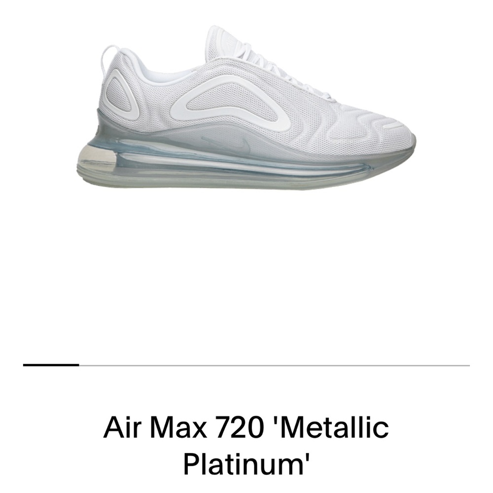 New Air Max 720 'Metallic
Platinum' AO2924-100